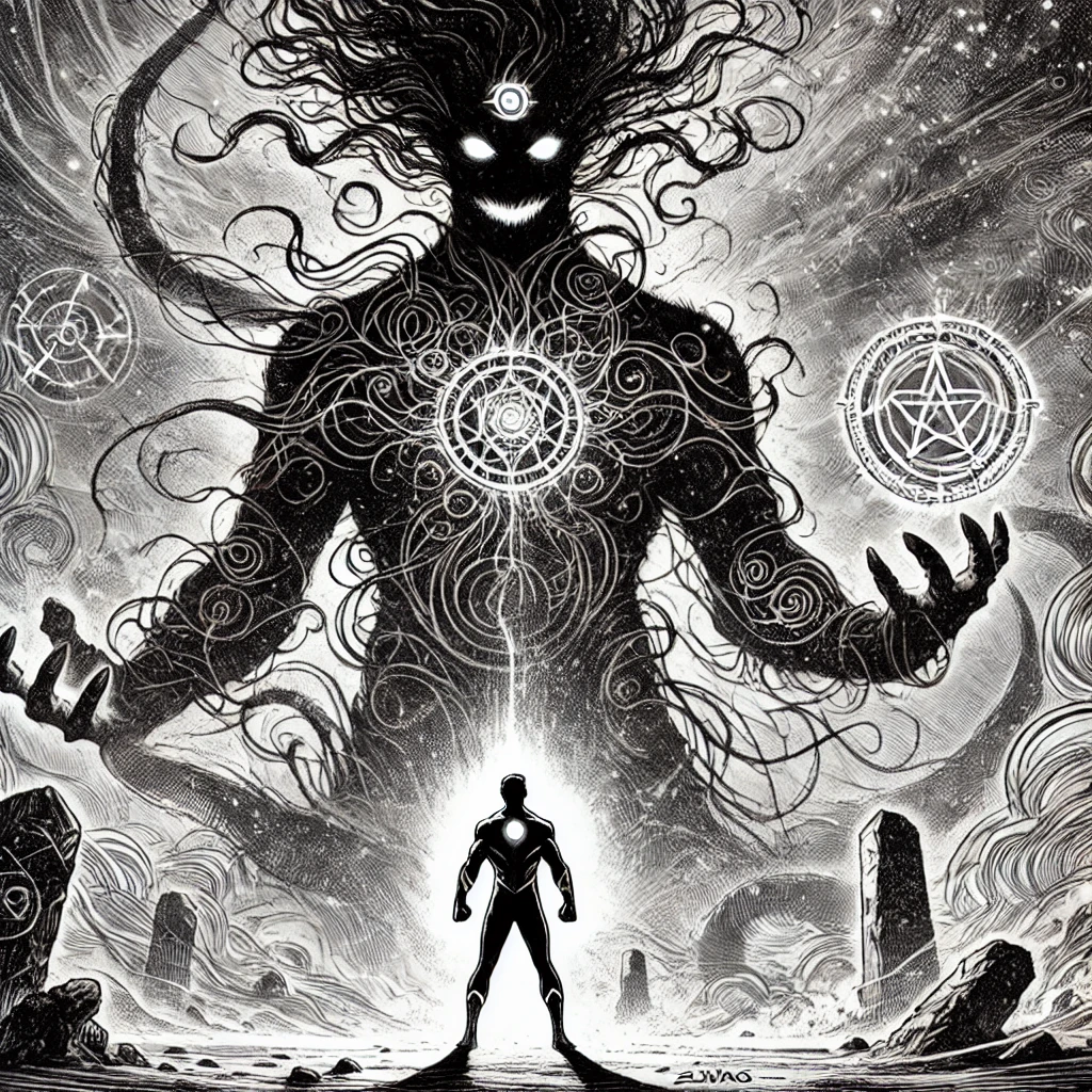 Shakti faces the dark force that the Dark Alliance tried to summon.